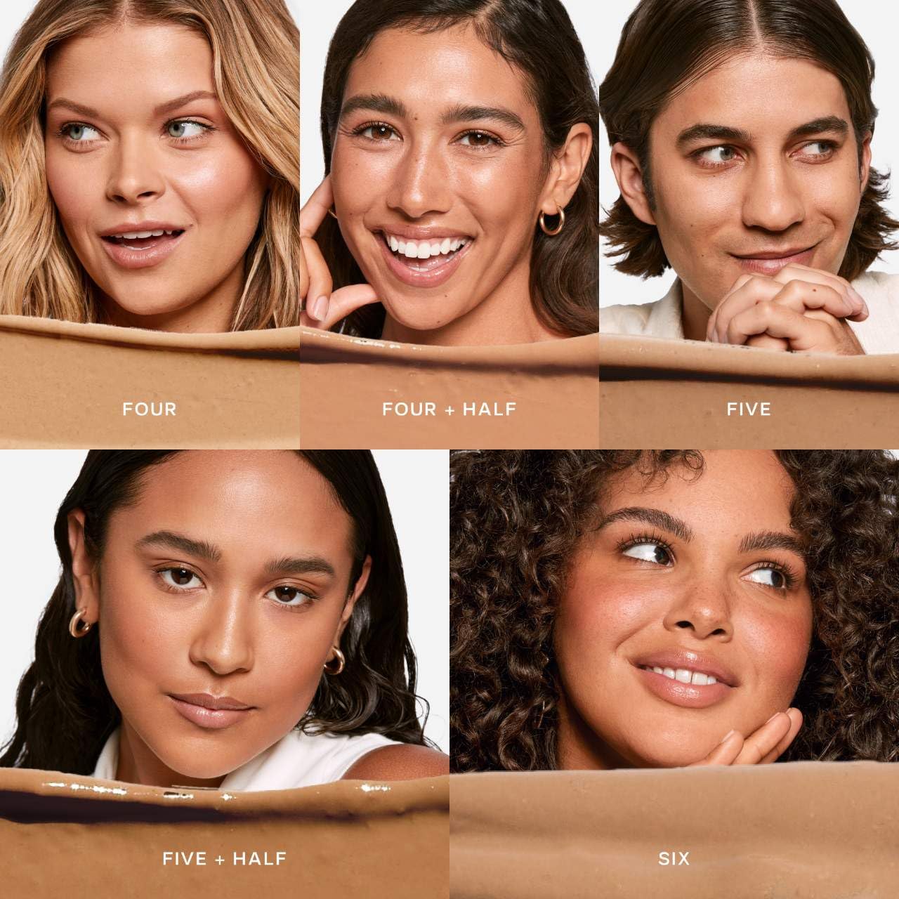 Saie Glow & Blend Duo - Slip Tint Tinted Moisturizer SPF 35 Shade Six (1.35 oz), The Big Liquid Foundation Brush (1 Count), Hydrating Glow & Seamless Blending - Image 4