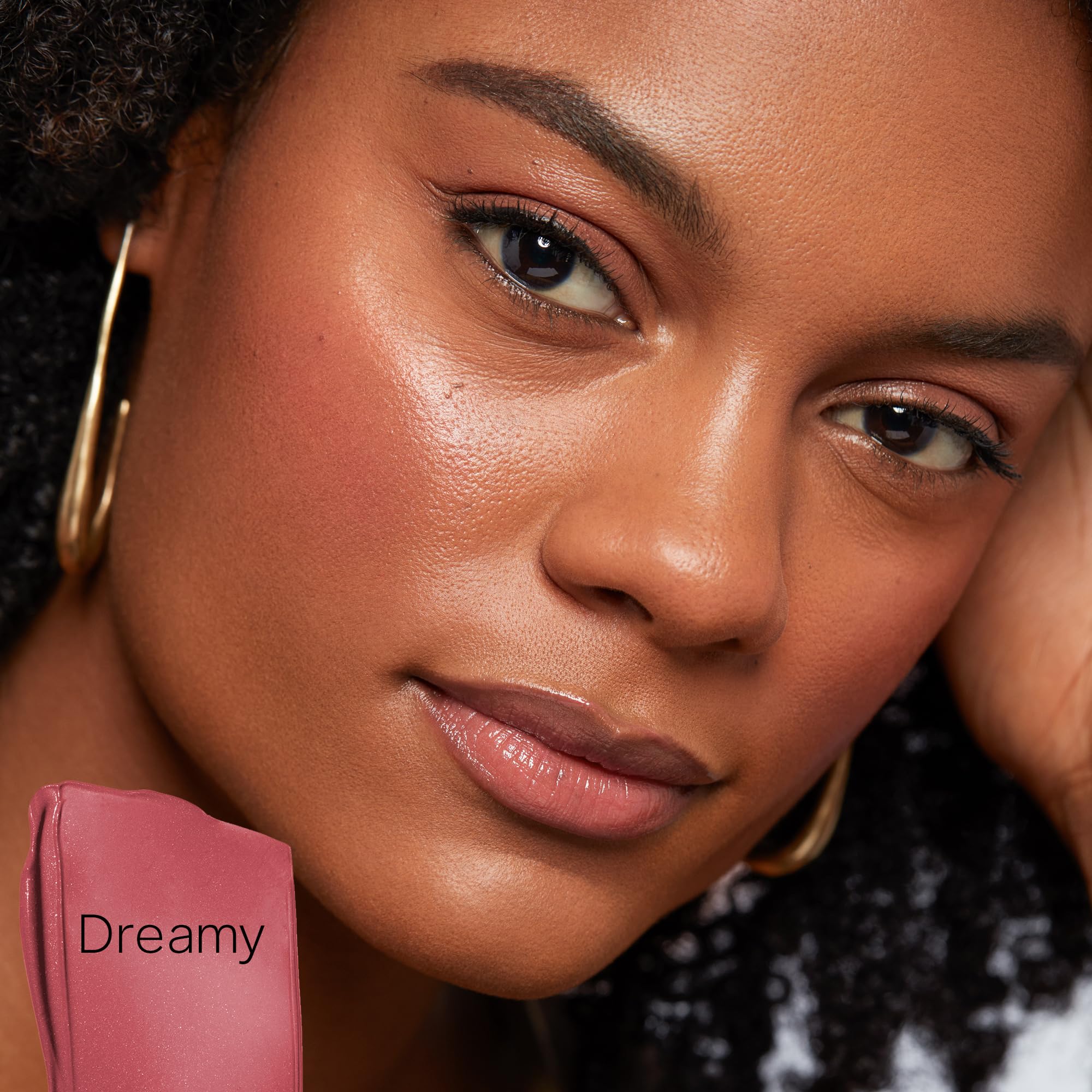 Saie Cheek Flush Duo - Dew Liquid Blush (.40 oz, Dreamy), SuperSuede Baked Powder Blush (.01 oz, Grazie) - Layerable, Skin-Nourishing Blushes for a Seamless Radiant Finish - Image 4